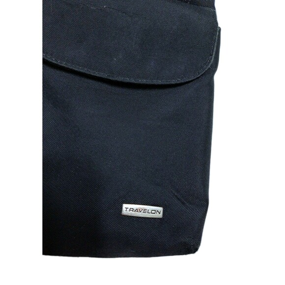 Travelon Classic Antitheft Crossbody Bag Black Messenger Carry On Pack Sling - Picture 2 of 10